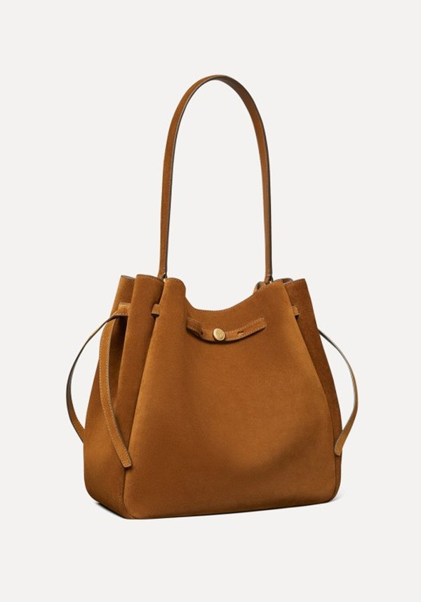Large Romy Suede Bucket Bag*
