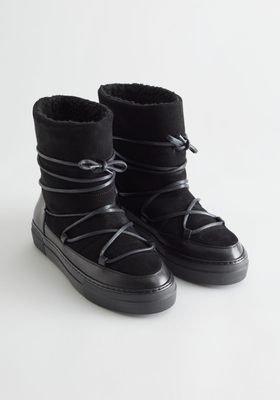 Lace-Up Snow Boots from & Other Stories 