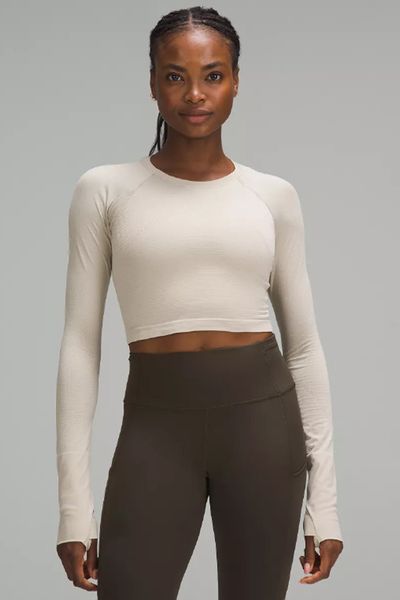 Swiftly Tech Cropped Long-Sleeve Shirt 2.0 