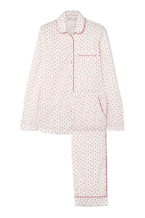 Murphy Printed Cotton-Voile Pajama Set from Three J NYC