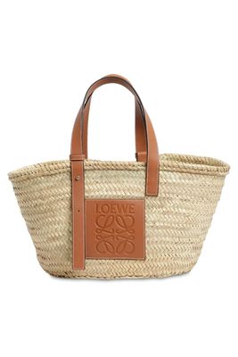 Woven Straw Basket Bag from Loewe