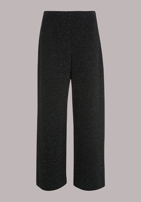 Ava Sparkle Ponte Trousers from Whistles