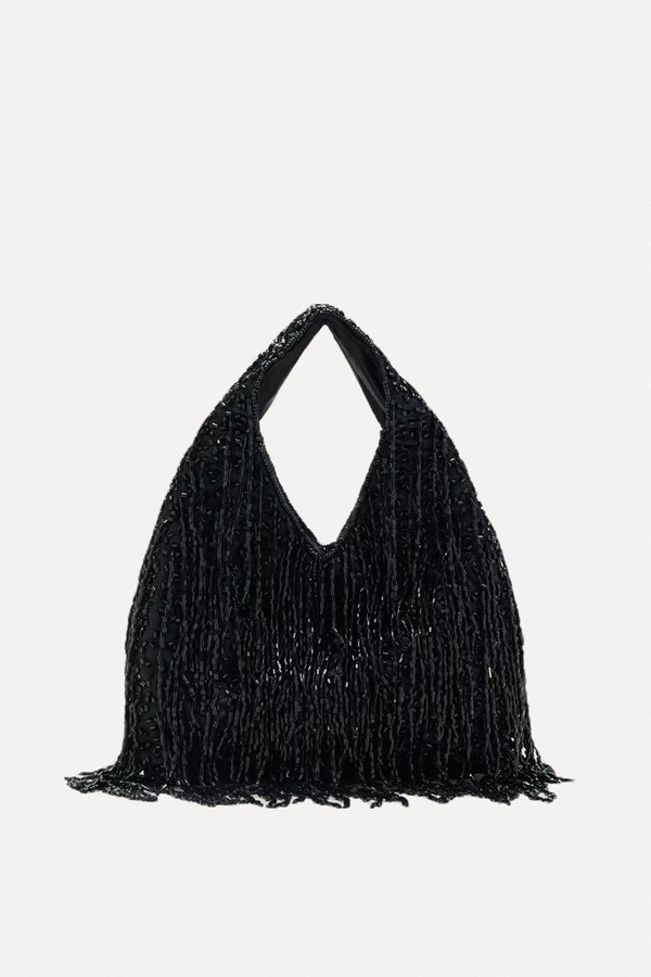 Fringed Handbag from Mango