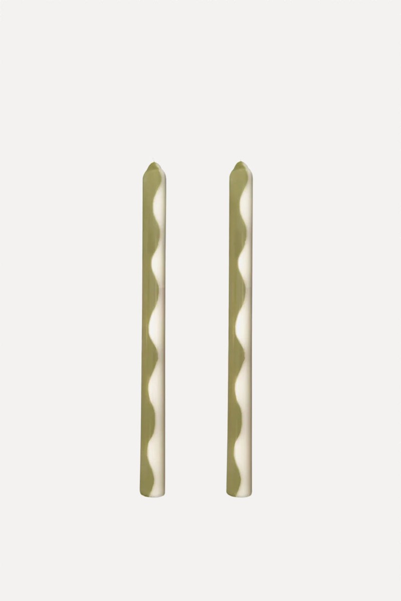 Set Of 2 Gardener Dinner Candles from Pygmalion London