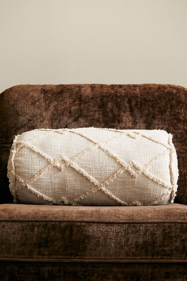 Tufted Cotton Bolster