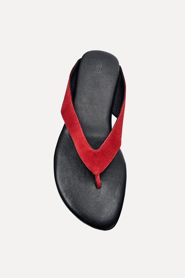 Flat Leather Sandals