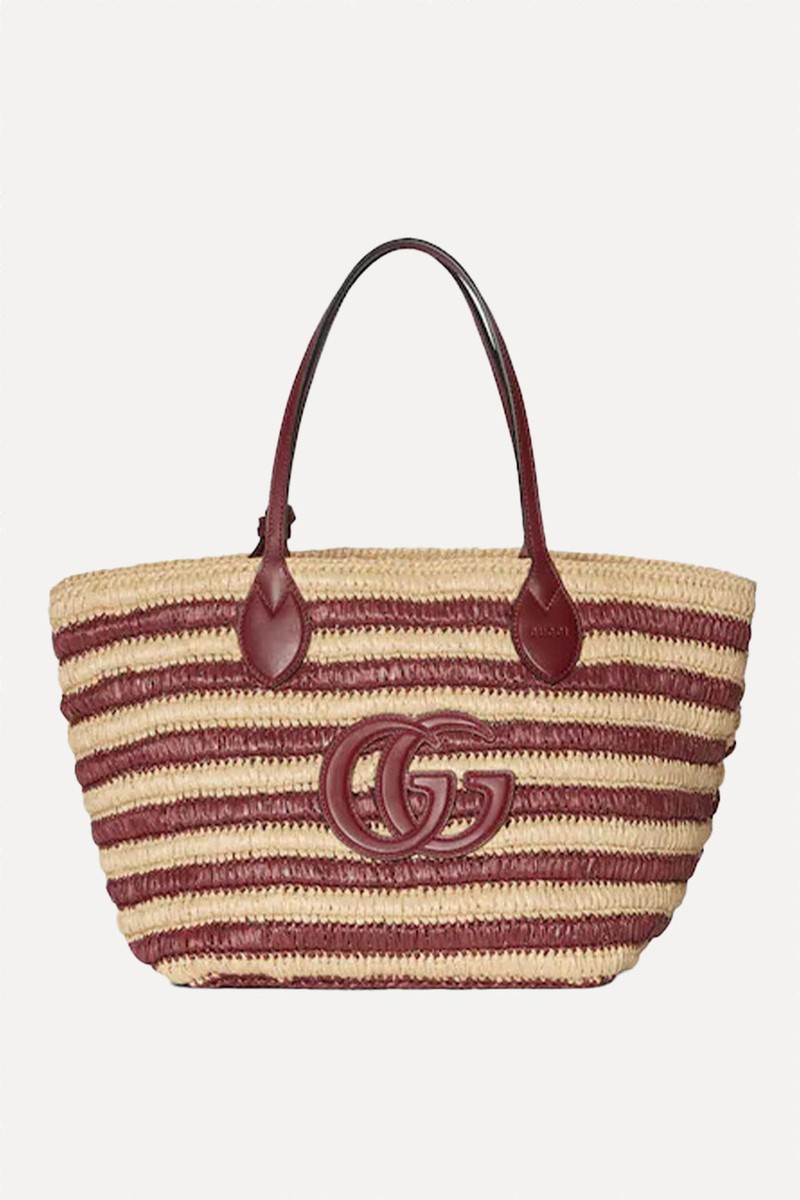 Woven Medium Tote Bag from Gucci