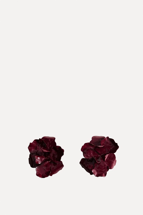 Flower-Design Earrings from  Mango
