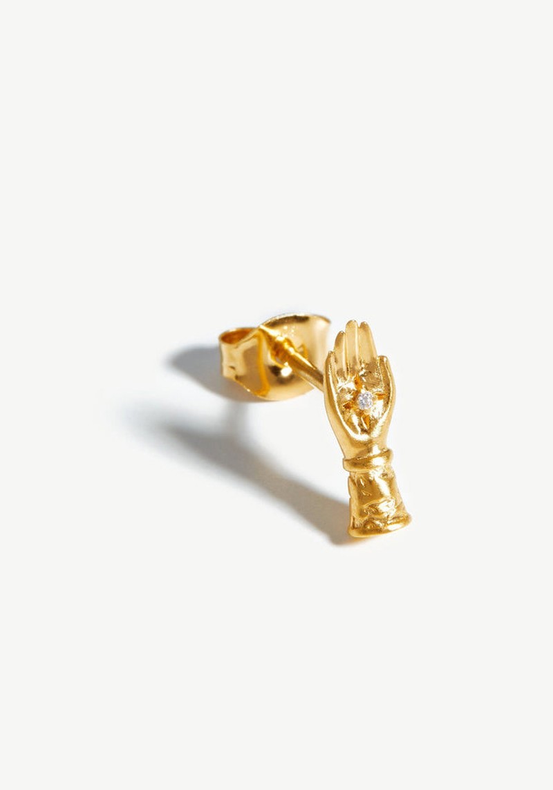 Harris Reed Take The Hand Single Stud Earring from Missoma