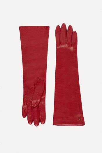 Long Nappa-Leather Gloves from MaxMara