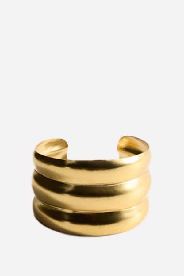 Rigid Bracelet With Relief from Mango