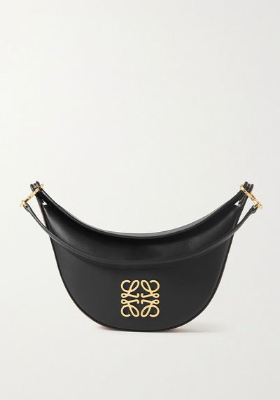 Luna Anagram Small Embellished Leather Shoulder Bag from Loewe