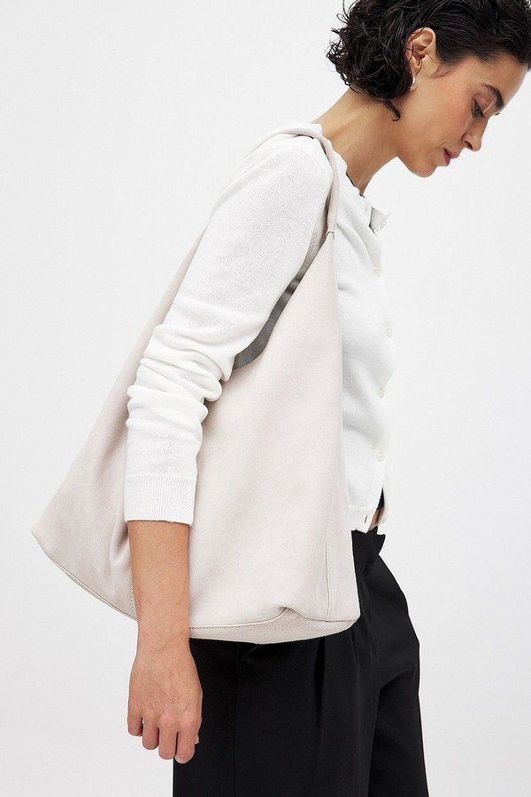 Leather Triangular Tote Bag from NA-KD