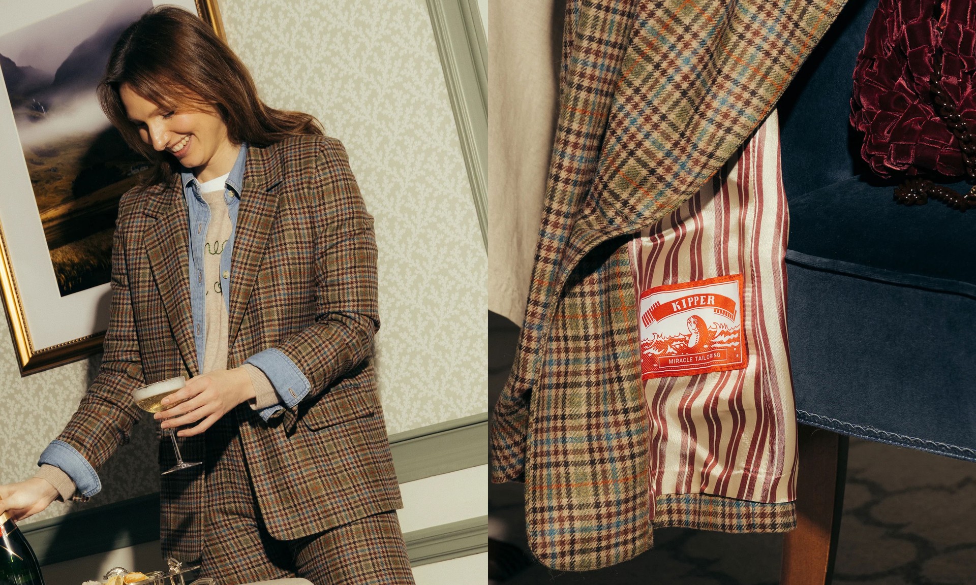 Tweed Suit Blazer from Kipper Club x Gleneagles