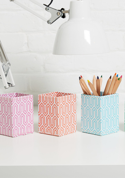 Geometric Print Pen Pot from Karenza Co