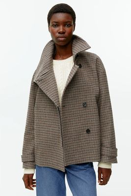 Chequered Wool-Blend Jacket from Arket