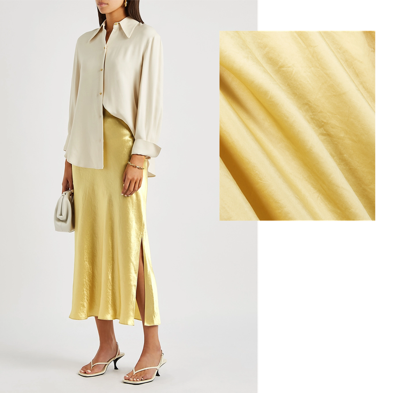 Satin Midi Skirt, £295 | Vince