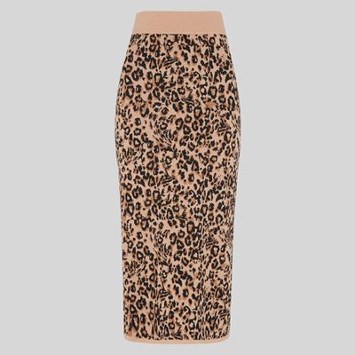 Jungle Cat Knitted Skirt from Whistles