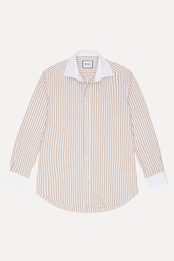 The Boyfriend Contrast Shirt from With Nothing Underneath