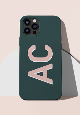 Personalised Deep Teal Phone Case from Acaso London
