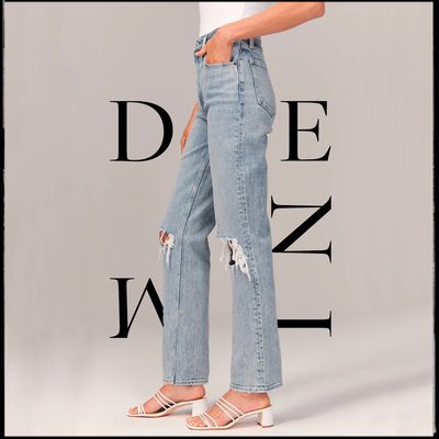 90s Ultra High Rise Straight Jeans, £82
