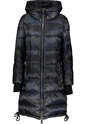 Navy Camouflage Padded Jacket