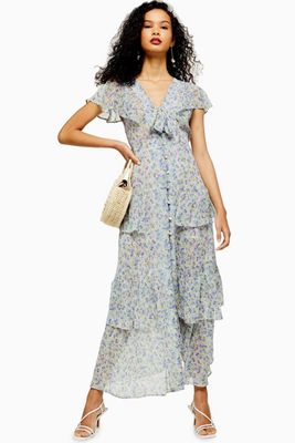 Floral Tiered Midaxi Dress