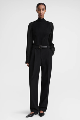 Double-Pleated Tailored Trousers  from Totême