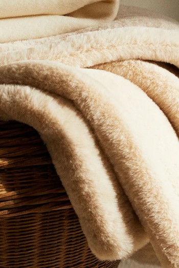 Faux Fur Throw from Zara Home