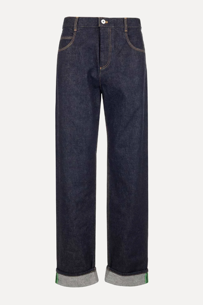 Turn-Up Hem Straight Leg Jeans from Bottega Veneta 