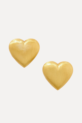 Chrome Heart Gold-Plated Earrings from Crystal Haze Jewellery