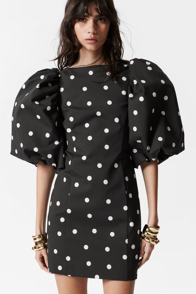 Puff-Sleeve Mini Dress from & Other Stories