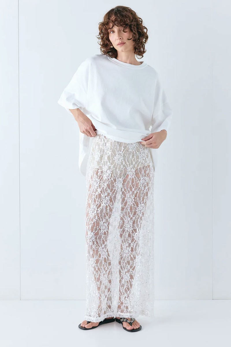 Devyn Sequin Midi Skirt from Vrg Girl