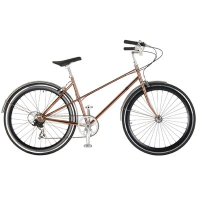 Monmouth 7 Speed City Bike, Copper with Black Wheels