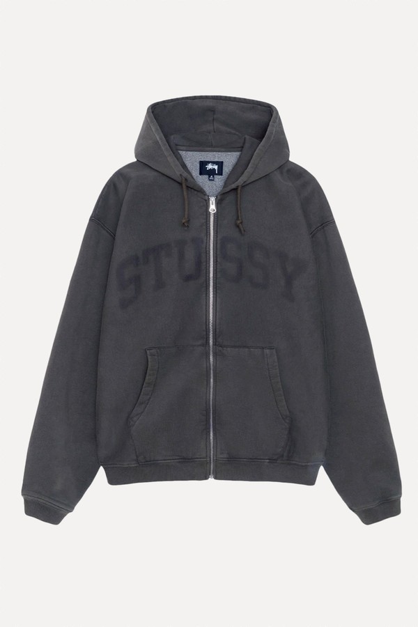 Faded Graphic Zip Hoodie from Stussy