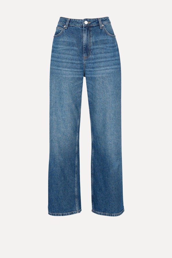 Denim Straight Full Length Jeans