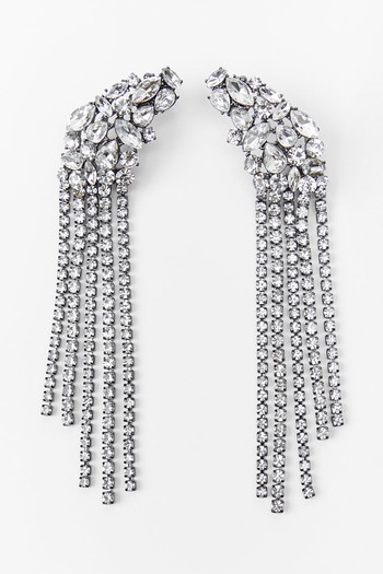 Bejewelled Earrings from Zara