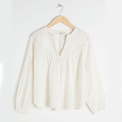 Cotton Peasant Blouse from & Other Stories