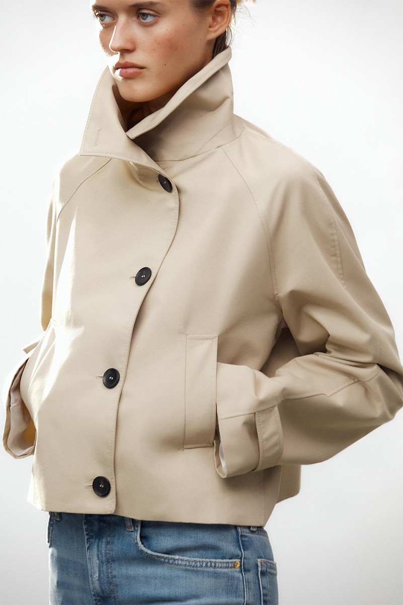 Short Trench Coat from Zara