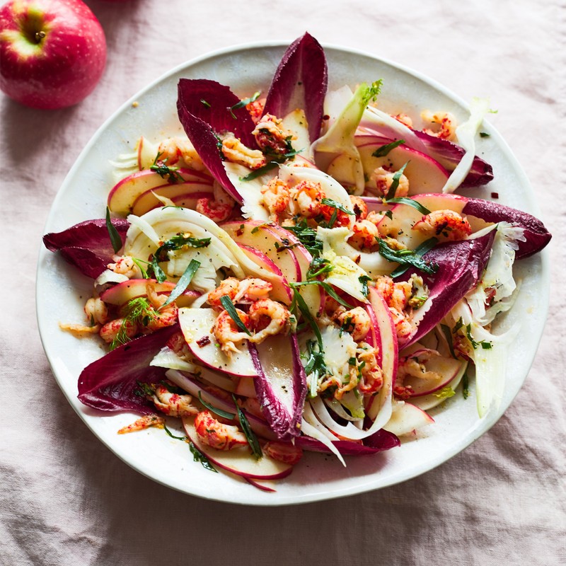 Pink Lady Apple & Crayfish Salad