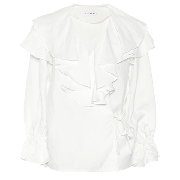 Camila Linen-Blend Blouse from Rejina Pyo