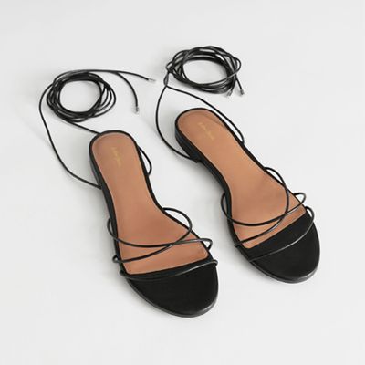 Leather Lace Up Sandals from & Other Stories