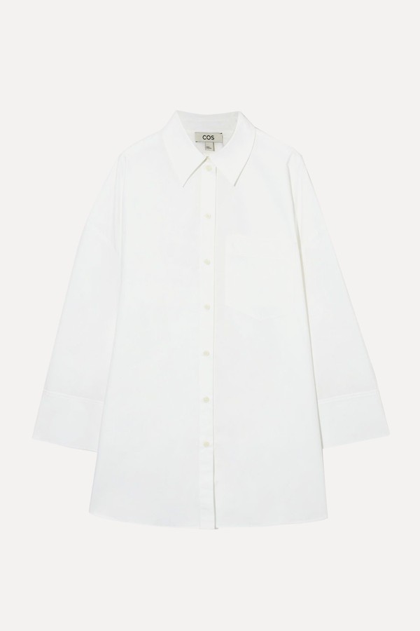 Cotton-Poplin Tunic Shirt from COS