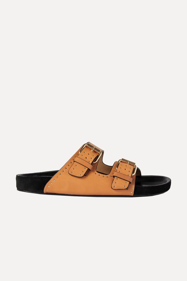 Studded Leather Slides from Isabel Marant