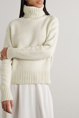 + NET SUSTAIN Roshin Wool Turtleneck Sweater from &Daughter