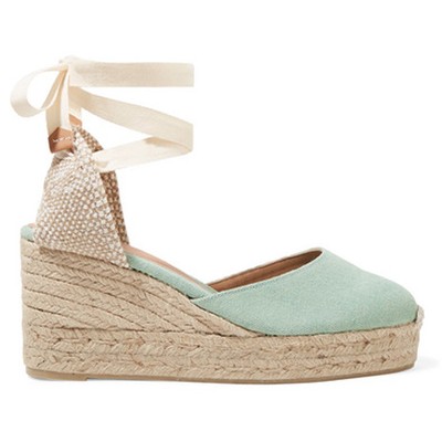 Carina 60 Canvas Wedge Espadrilles from Castañer