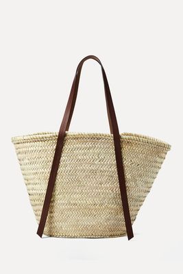 Leather Handle Basket from Oysho