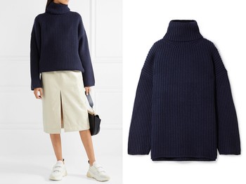 Oversized Wool Turtleneck Sweater from Acne Studios