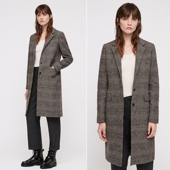 Indra Check Coat