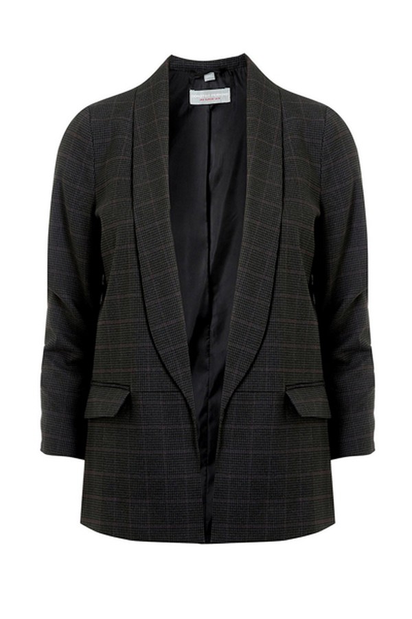 Grey & Pink Check Jacket